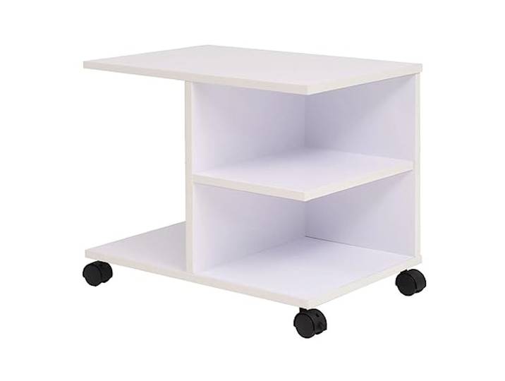 Regal Schrank Schrank Design Regal Rollen 50 cm weiß 2702037/2