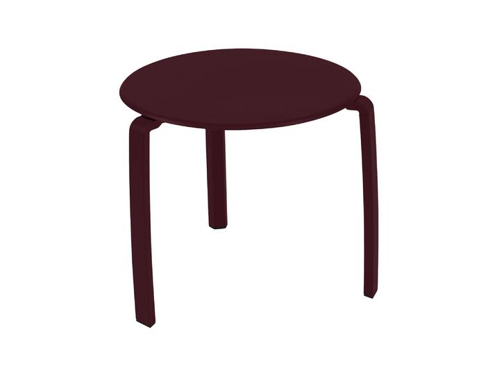 Fermob ALIZE Beistelltisch Aluminium Ø 48 CM - Schwarzkirsche
