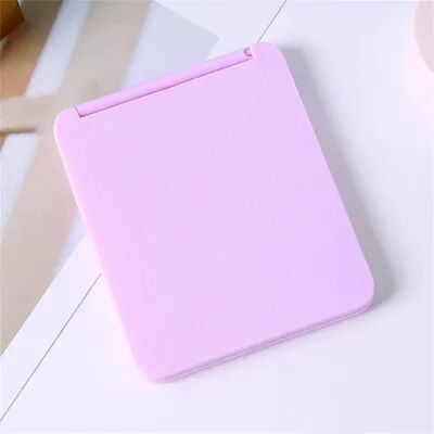 Fusion Finds Portable Compact Makeup Mirror Double Sided Folding Pocket Mirror For Travel, Purse & Daily Touch Ups purple