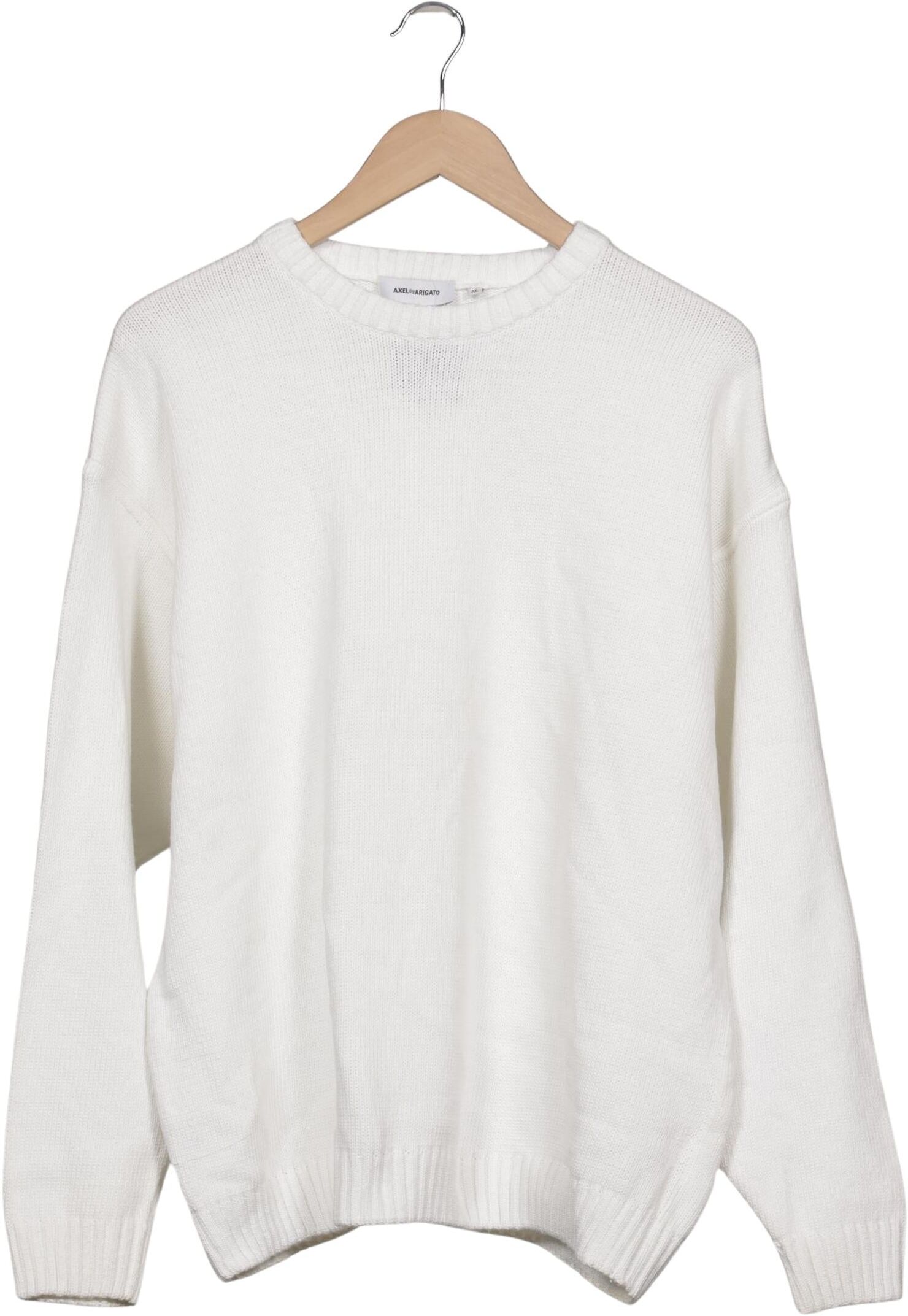 Axel Arigato Herren Pullover, Weiß, Gr. XL, Baumwolle - Second Hand