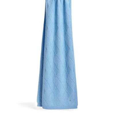 Schal BURLINGTON "Argyle Accent", Damen, Gr. onesize, bellflower (6717), Modetücher Schal
