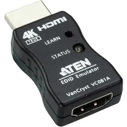 Aten HDMI-EDID-Emulator (HDMI, HDMI), Video Adapter, Schwarz