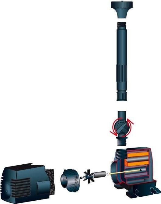 Ubbink Xtra 3900 fonteinpomp zwart