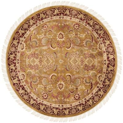 SAFAVIEH Hand-knotted Dynasty Leeann Traditional Oriental Wool Rug with Fringe