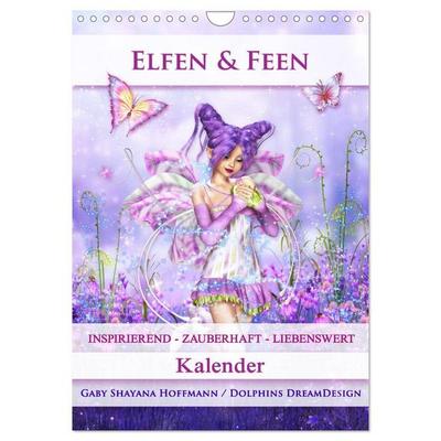 Elfen & Feen - Kalender (Wandkalender 2026 DIN A4 hoch), CALVENDO Monatskalender