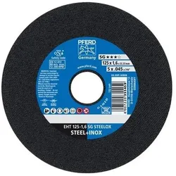 Pferd Tools Trennscheibe SG STEELOX D125x1,6mm ger.INOX Bohr.22,23mm PFERD