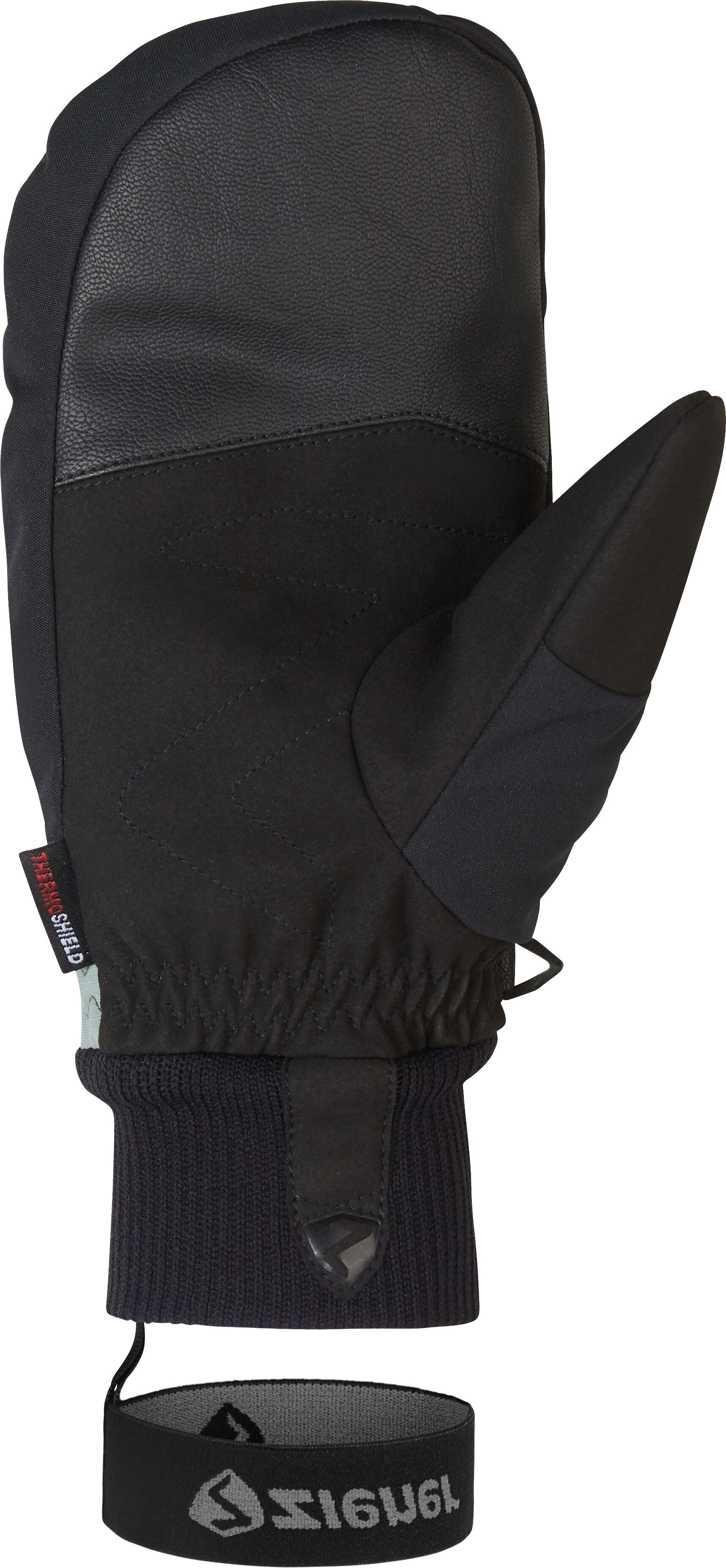 Fäustlinge ZIENER "GENDON AS(R) MITTEN", Herren, Gr. 6,5, grau, Kunstfaser, Handschuhe Fäustlinge grau 6,5