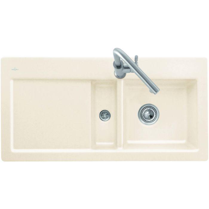 Villeroy und Boch 671200KT 1000x510mm Rechteck White Pearl C+