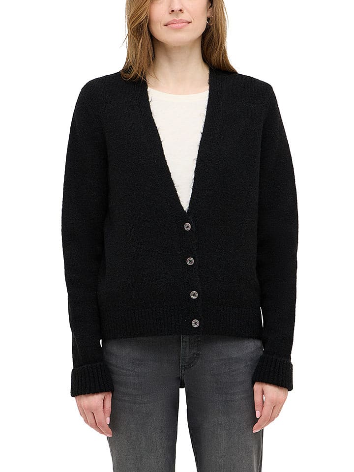 Mustang Cardigan in Schwarz - M