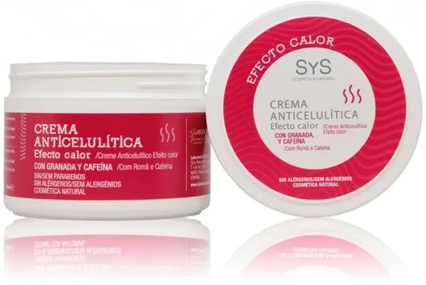 Sys Crema Anticelulítica Efecto Calor Con Granada Y Cafeína 300 ml