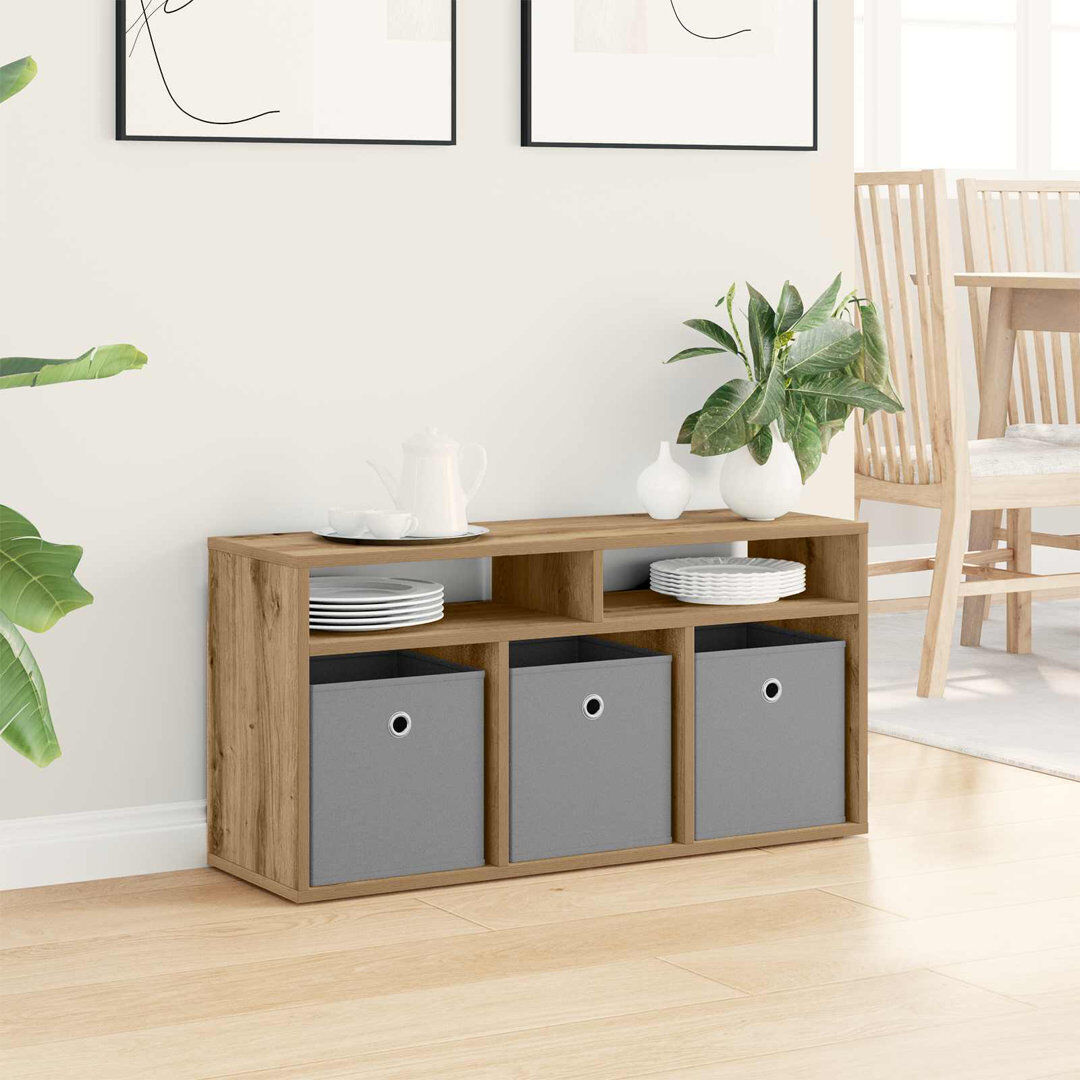 Brayden Studio TV Stand Artisan Oak 16.93'' H x 34.25'' W x 10.83'' D