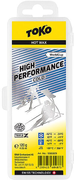 TOKO Skiwachs High Performance Hot Wax cold 120g keine Farbe B