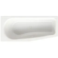 Bette BetteLuna Badewanne 2760-440PLUS Glasur, snow, 170x75x45cm, Schräge Fußende rechts