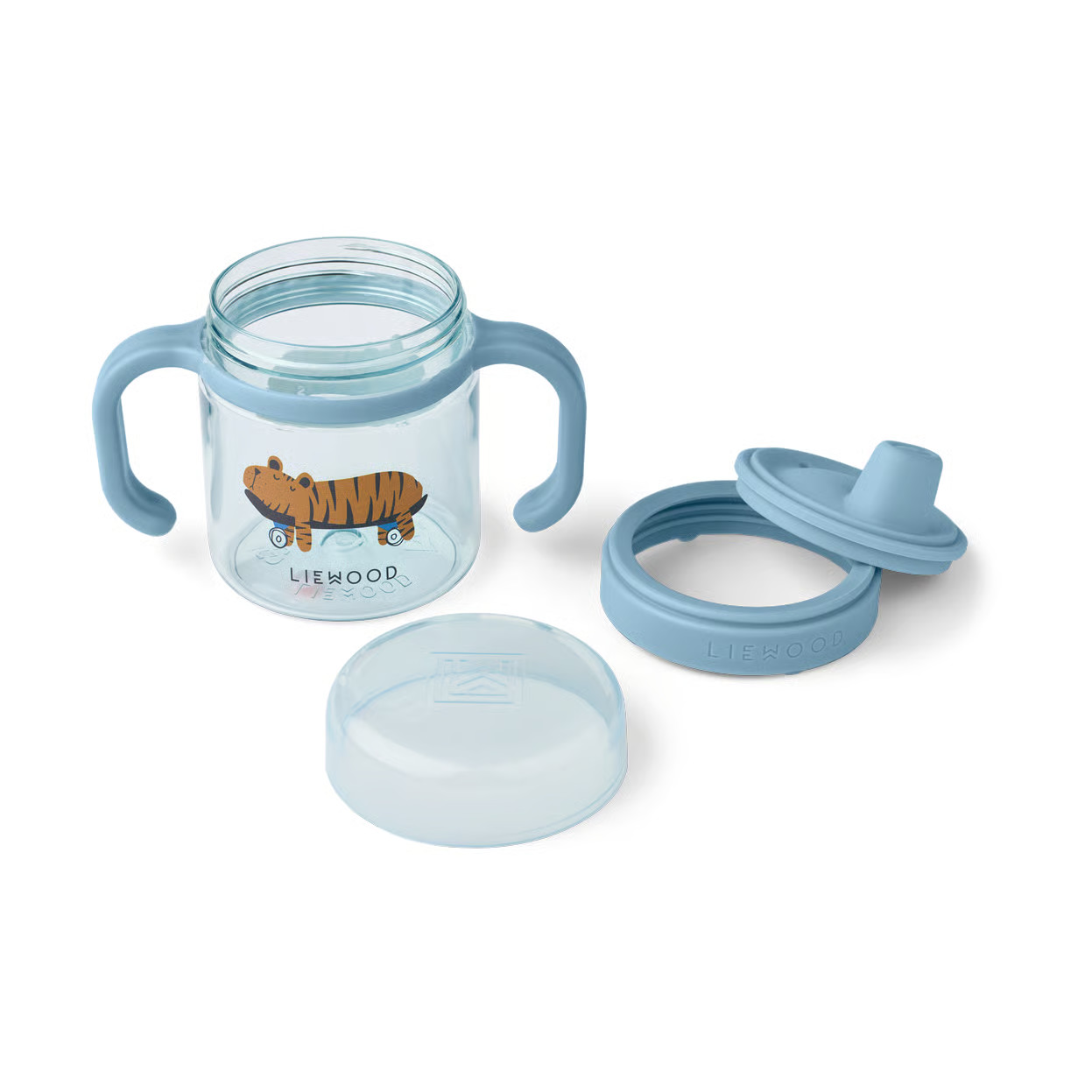 Liewood Kylo tuitbeker 28 cl Fun-beach blue
