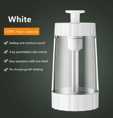 Uplifted Finds Transparent Seasoning Jars And Salt Pepper Condiment Containers For Kitchen And Barbecue white