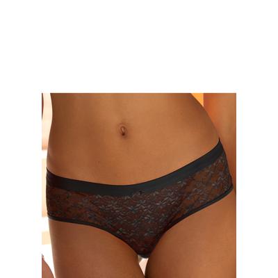 Stringpanty VIVANCE "Julia", Damen, Gr. 44/46, schwarz, Spitze, Obermaterial: 86% Polyamid, 14% Elasthan, Unterhosen, aus zarter Spitze in blumiger Optik mit hübschem Zierdetail, Dessous