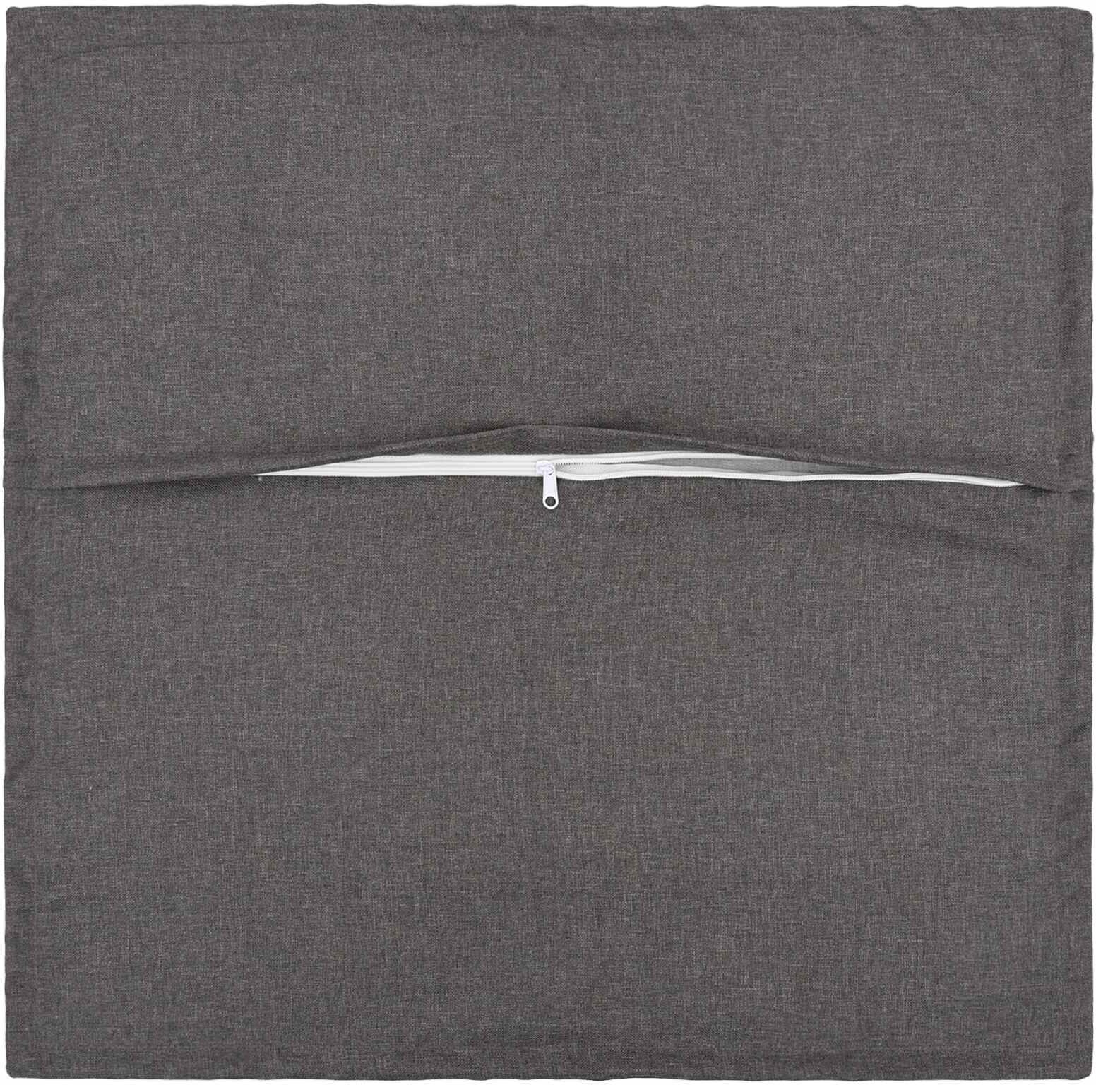 vidaXL Coussin HOUTEN 12 pièces Gris clair Lin synthétique