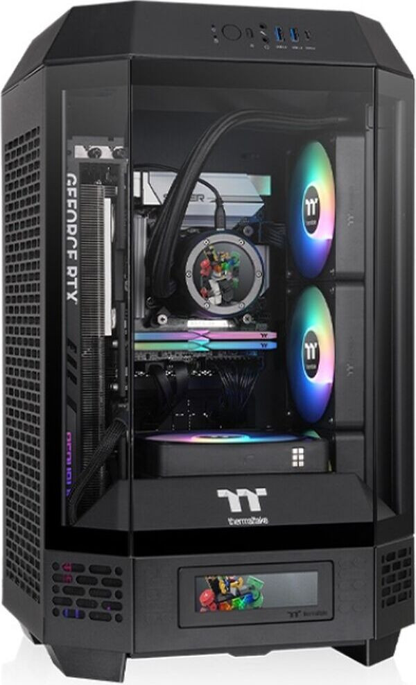 Thermaltake The Tower 250 Mini Tower Computerbehuizing - Zwart