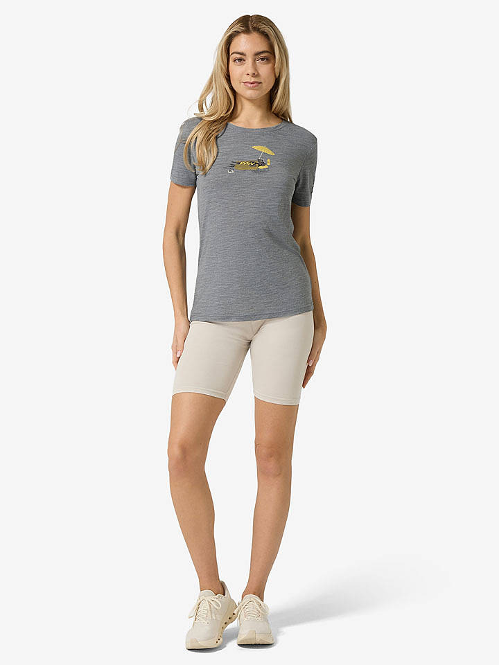 super.natural Trainingsshirt "Hot Dog" in Grau - M