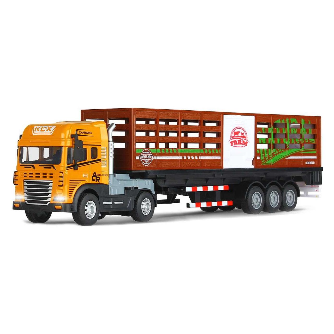 Toymax Die-cast truck w/animal trailer, light & sound (534677)
