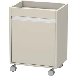Duravit Ketho Rollcontainer KT2530L9191 50x36x67cm, Tür links, Taupe