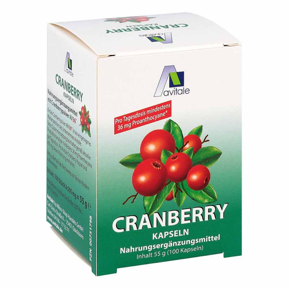 Avitale GmbH Cranberry Kapseln 400 mg 00751798