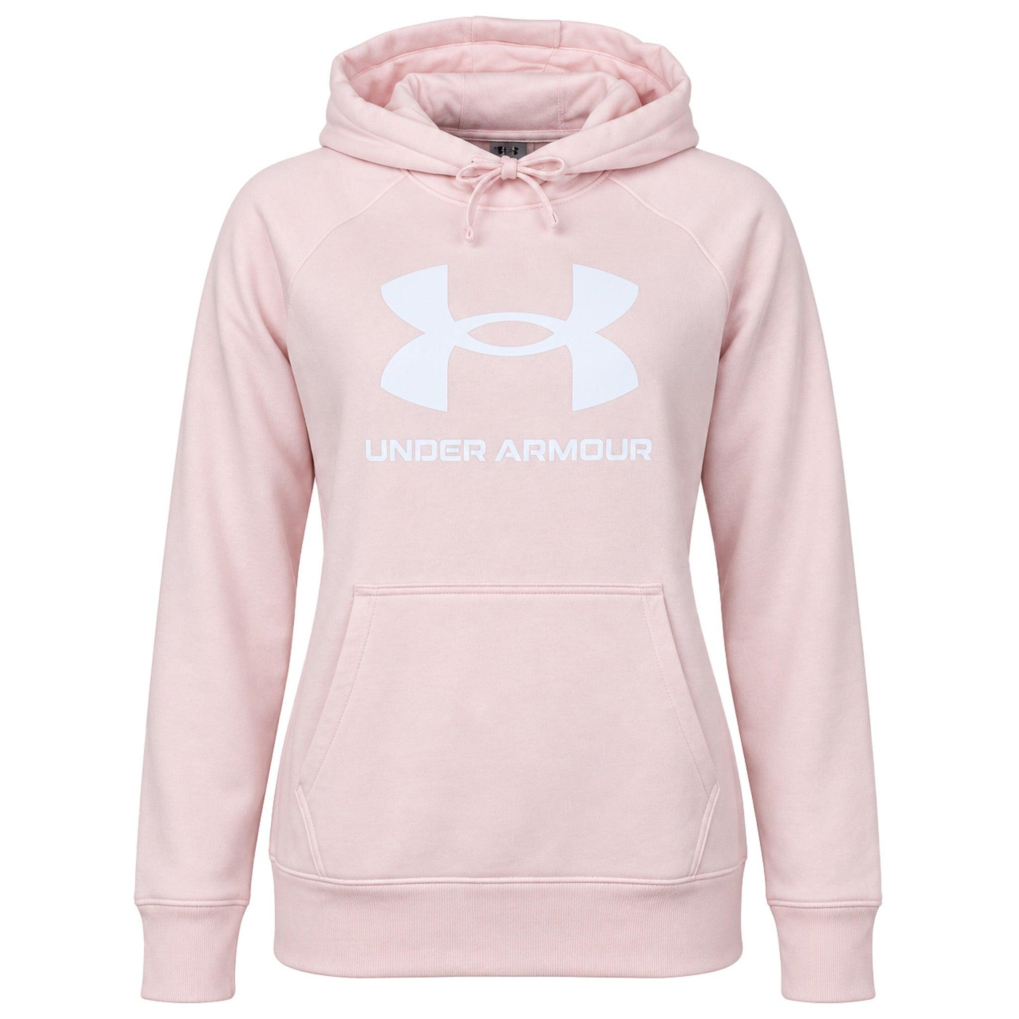 Under Armour Rival Fleece Lock-Up Damen Pink Hoodie