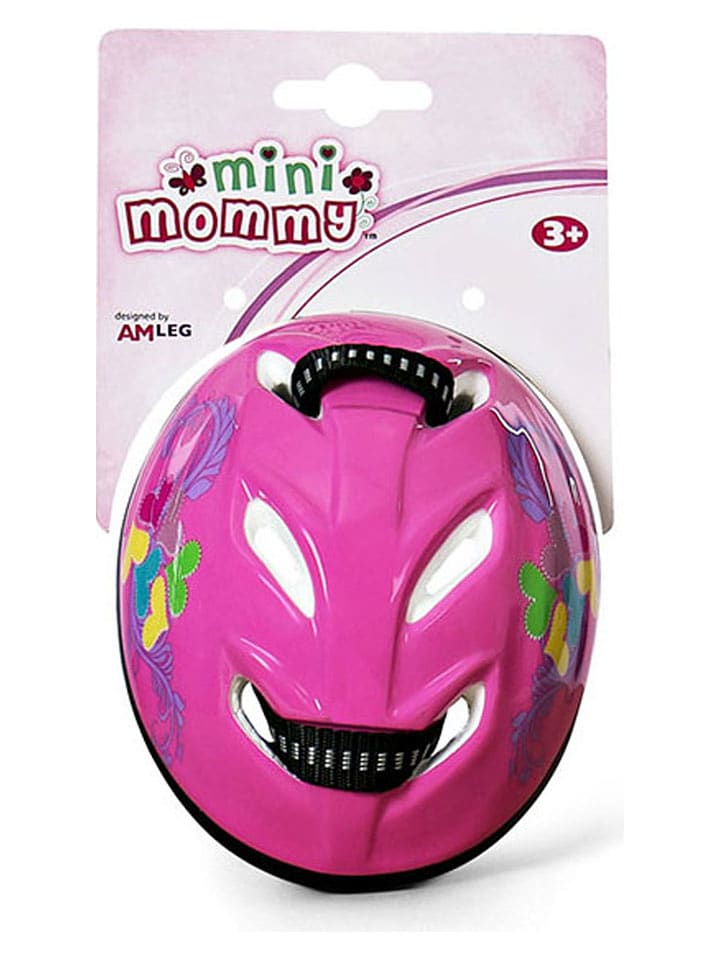 MAMAMEMO Puppenfahrradhelm in Rosa - ab 3 Jahren - onesize
