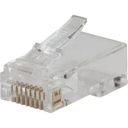KLT VDV826762 - RJ45 Modular Stecker, Cat.5e, Pass through, 200 Stück