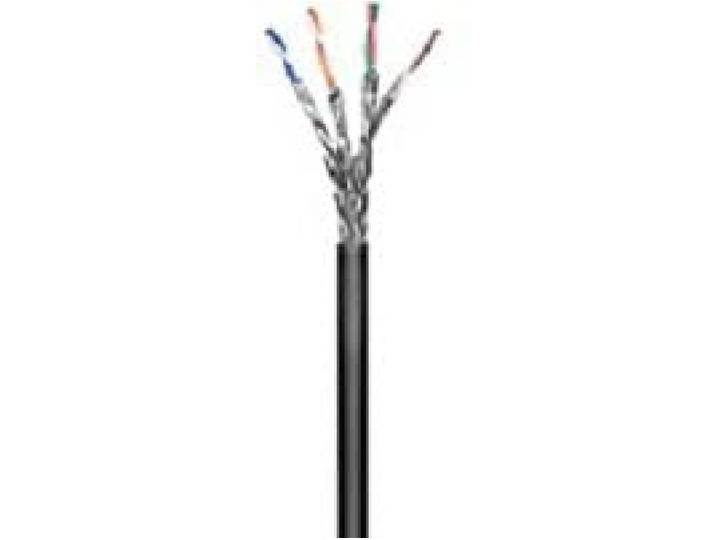 MicroConnect 100m Cat6 netwerkkabel S/FTP (S-STP) Zwart - netwerkkabel (100 m, Cat6, S/FTP (S-STP), zwart)