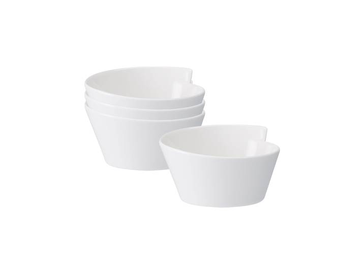 Schale VILLEROY & BOCH Reisschalen NewWave 240 ml 4er Set weiß , weiß, Schüsseln, Schale
