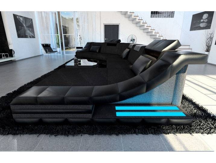 XXL Wohnlandschaft Turino CL-Form aus Stoff