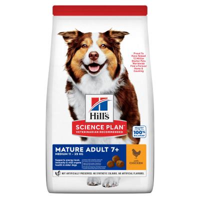 Hill's Science Plan Canine Mature Medium Hond met Kip 14kg 14 kg Futter