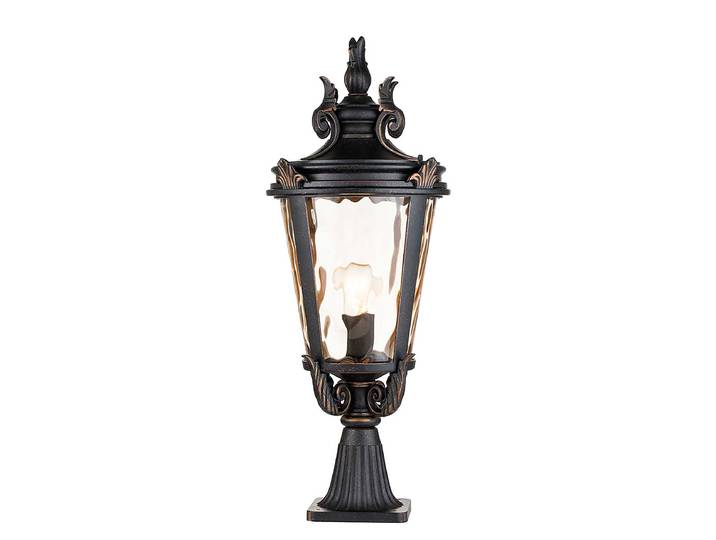 Borne lumineuse Baltimore Type A Ø 30cm Gris/Gris