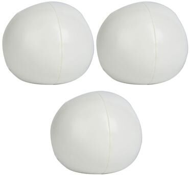 Modern Mode Marketplace Piece PU Juggling Ball Set For Beginners And Pros white