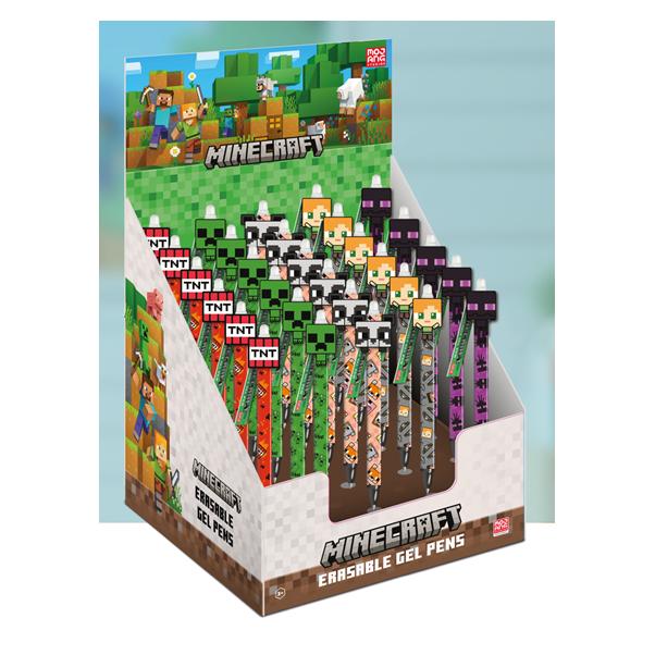 Pyramid MINECRAFT - Stylo à Gel Effaçable Head Topper (Display de 30pcs) (30x) (72473107)