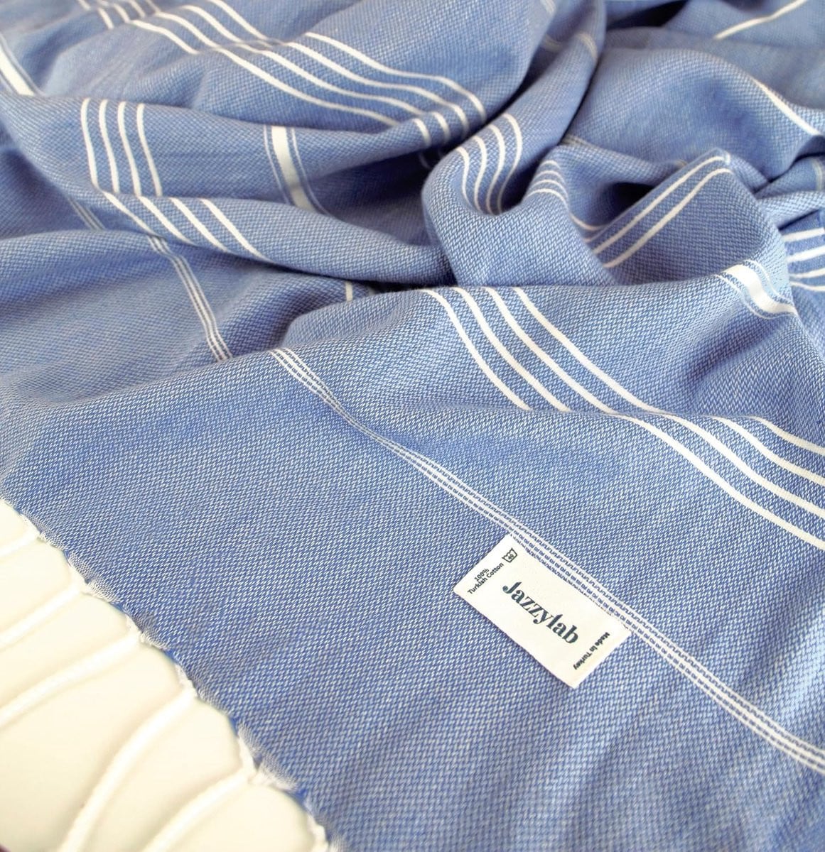 Hamamdoek Pestemal Strandlaken Saunadoek Marineblauw 100% Katoen 90x180 cm