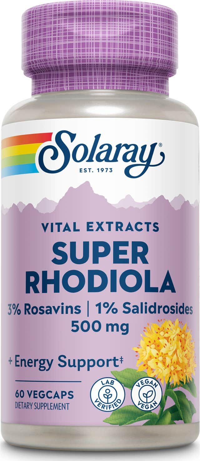 SOLARAY Super Rhodiola 60caps