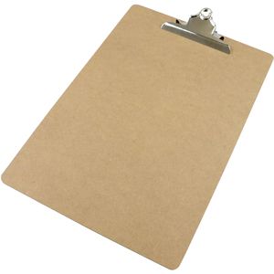 Böttcher-AG Klemmbrett A3, Hartfaser-Holz, braun