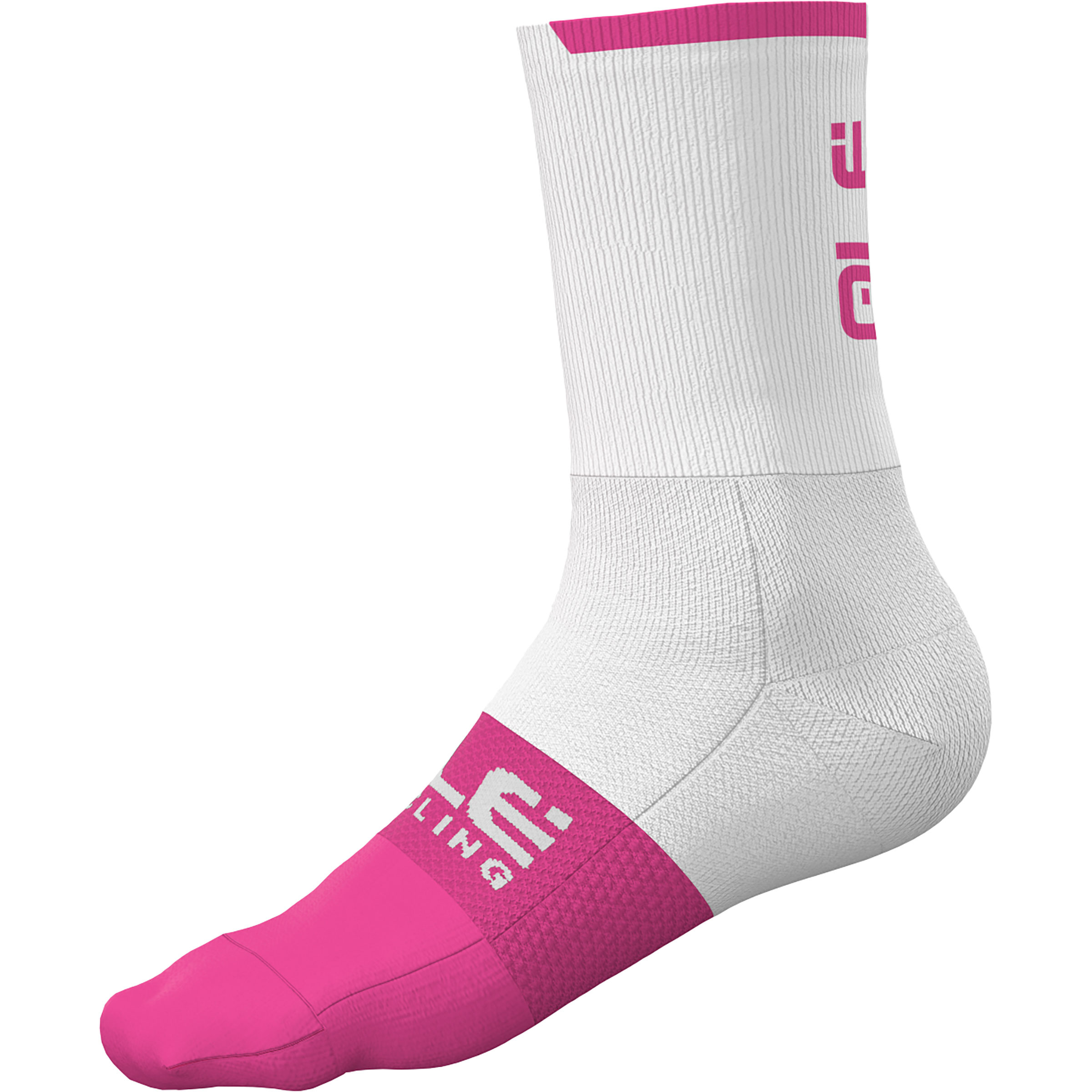 Alé Slide Fahrradsocken weiss Größe 44 Rennrad | Gravel Elastisch