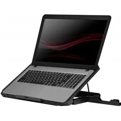 Defender PODSTAWKA POD LAPTOPA NS-510 15.6 2W 2XUSB RGB 29510, Notebook Ständer, Schwarz