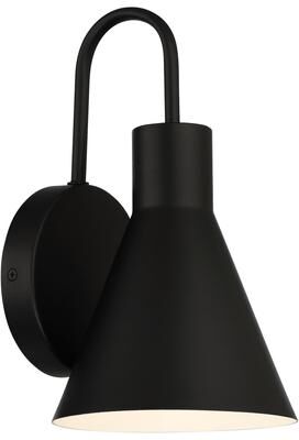 Access Lighting Solano Outdoor LED Wall Mount - Round Backplate - Cone Shade