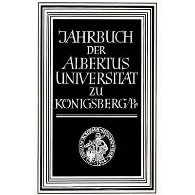 Jahrbuch der Albertus-Universität zu Königsberg-Pr., Taschenbuch von , Duncker & Humblot, 978-3-428-02621-0