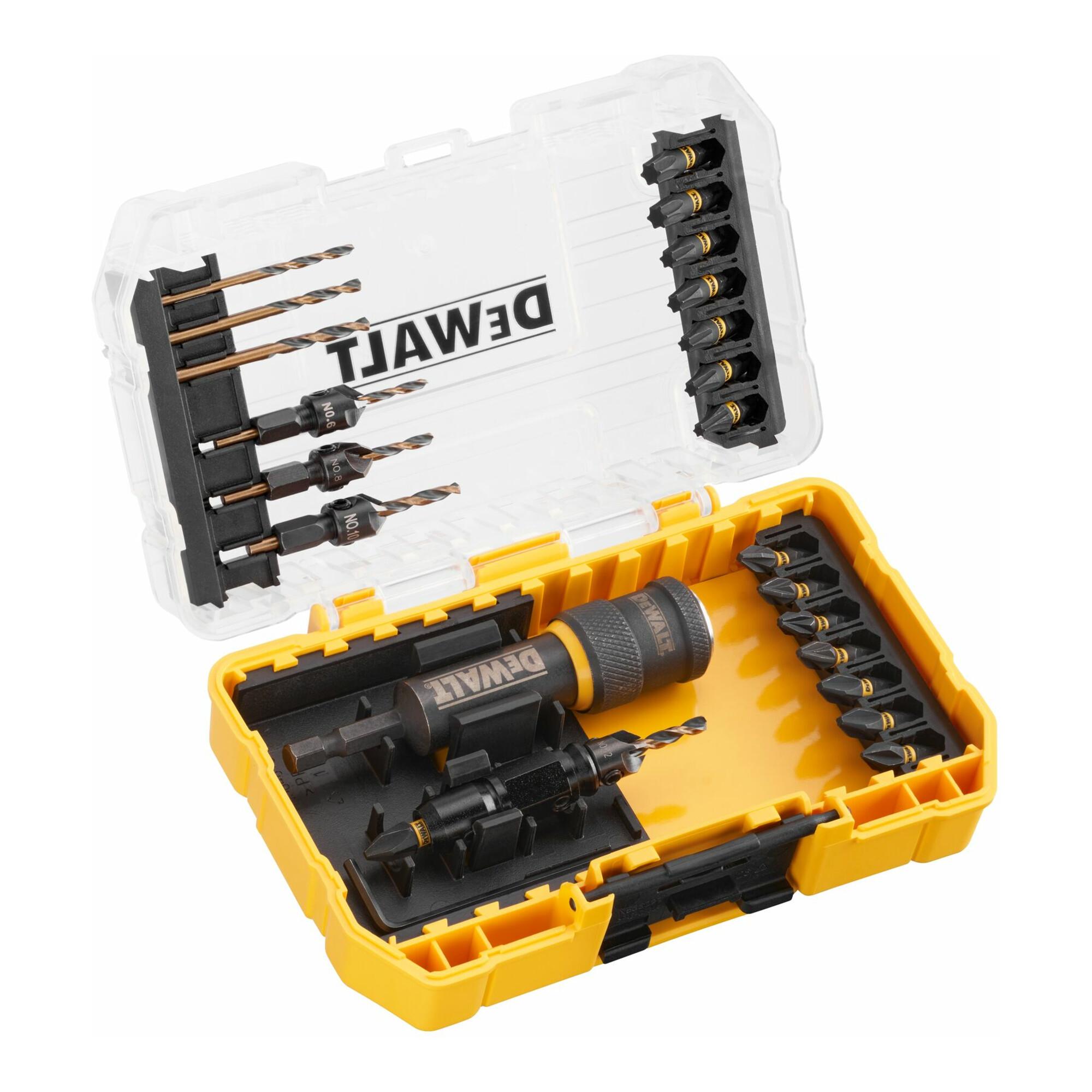 DEWALT Wechseladapter FLEXTORQ Bit&Bohrer-Set (DT70779T-QZ)