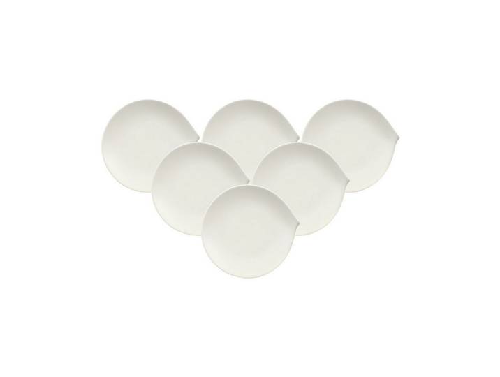 Villeroy & Boch Frühstücksteller Flow Frühstücksteller ø 21 cm 6er Set, (6 St)