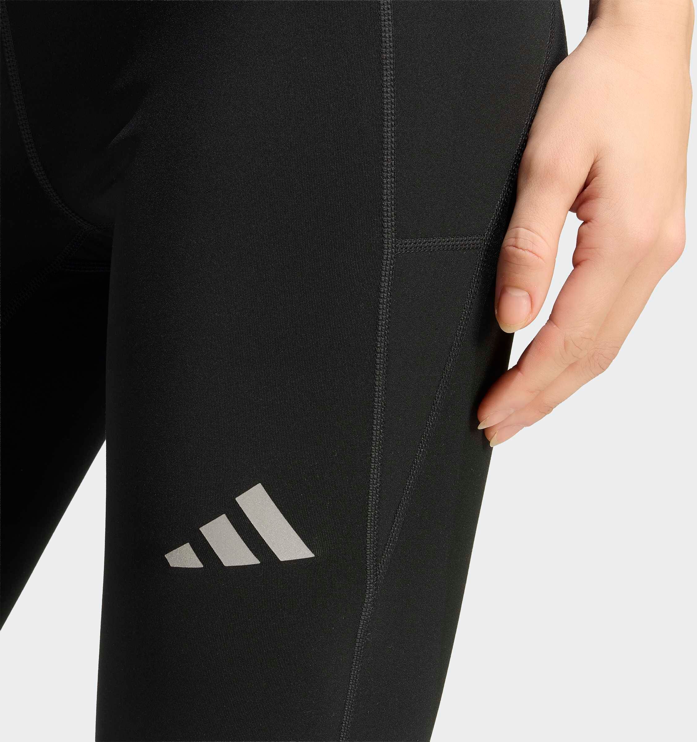 Lauftights ADIDAS PERFORMANCE "RUN ESSENTIALS WINTER-LEGGINGS, VOLLE LÄNGE", Damen, Gr. XS, N-Gr, schwarz (schwarz, normal, gr.), Obermaterial: 80% Polyester, 20% Elasthan, Hosen Lauftights schwarz, normal, gr. XS, N-Gr