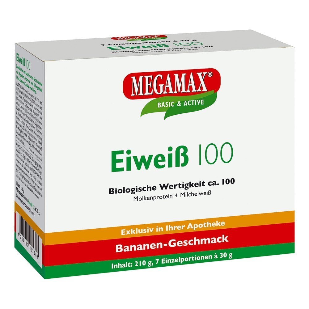 Megamax B.V. Eiweiss 100 Banane Megamax Pulver 10133618