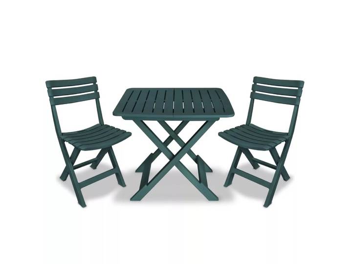 VidaXL - Bistro set Elegant, One Size, Grün
