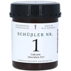 Schüssler NR.1 Calcium fluoratum D 12 Ta 1000 St