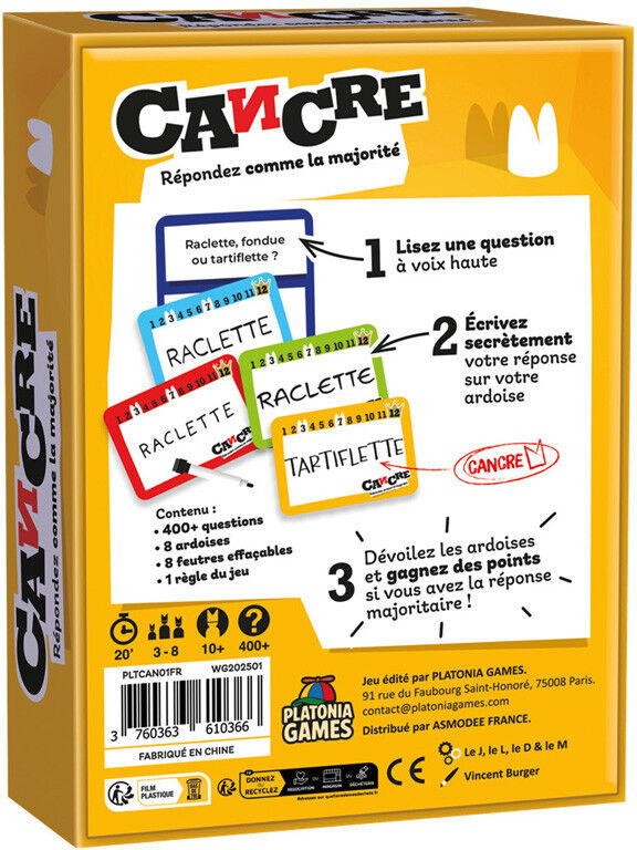 Platonia Games Cancre